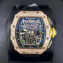 Thumbnail von Richard Mille RM 11-03 Rose Gold Med Set Diamonds Watch