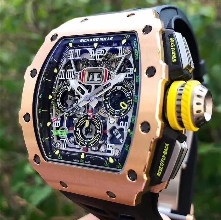 Richard Mille RM 11-03 Rose Gold & Titanium Automatic Flyback Chronograph