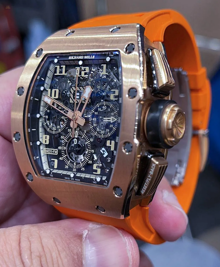 Richard Mille RM 011 Ivory Rose Gold Felipe Massa Watch