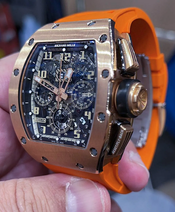 Richard Mille RM 011 Ivory Rose Gold Felipe Massa Watch