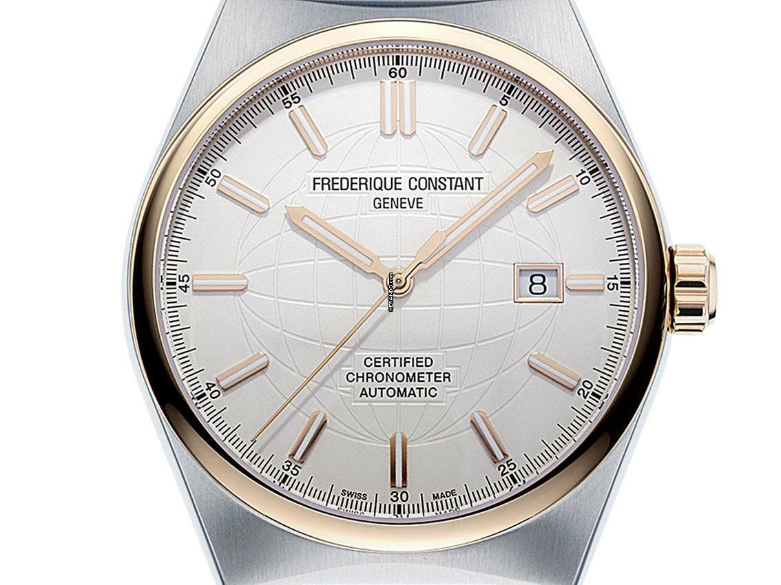  Frederique Constant Highlife Automatic COSC Roségold Stahl Automatik Chronometer Armband Stahl Roségold 41mm Ref.FC-303V4NH2B Box&Pap. Full Set Neu  