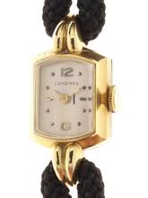 Thumbnail von Longines Ladies manual wind solid 18 k unused Gold Wristwatch