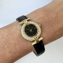 Thumbnail von Cartier VERMEIL COLISÈE Quartz 24mm GP Silver 1.16TCW DIAMOND Watch </h1>