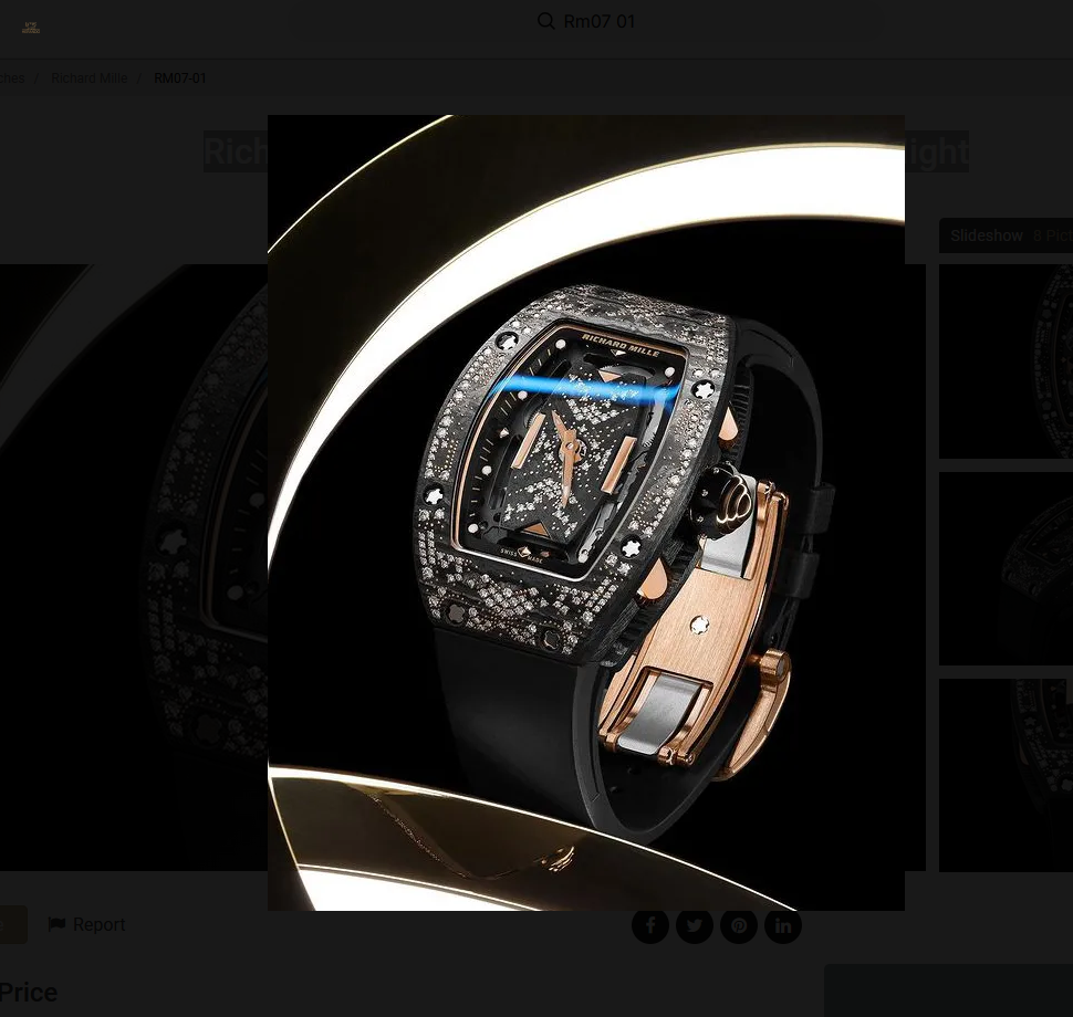 Richard Mille RM 07-01 Intergalactic Misty Night