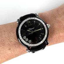 Thumbnail von Chopard LMD EDIT. Quartz Steel 38mm 3 Floating DIAMONDS + 1.15TCW Diamond Watch </h1>