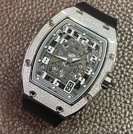 Richard Mille [NEW] RM 67-01 Extra Flat White Gold Full Set Diamonds