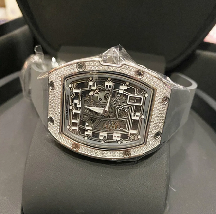 Richard Mille [NEW] RM 67-01 White Gold Full Set Diamonds Extra Flat 