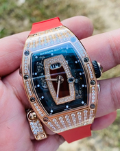 Thumbnail von 2020 Paper Richard Mille RM 037 Rose Gold Med Set Diamonds Red Lip