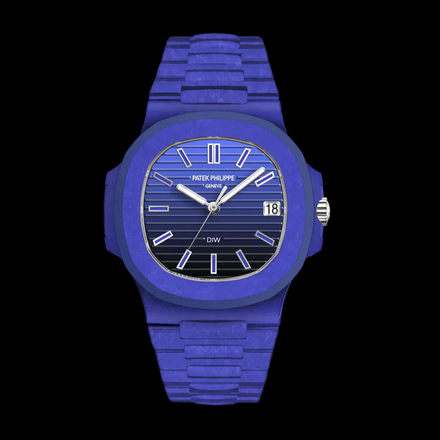 Patek Philippe DiW Blue Quartz Fiber Nautilus 