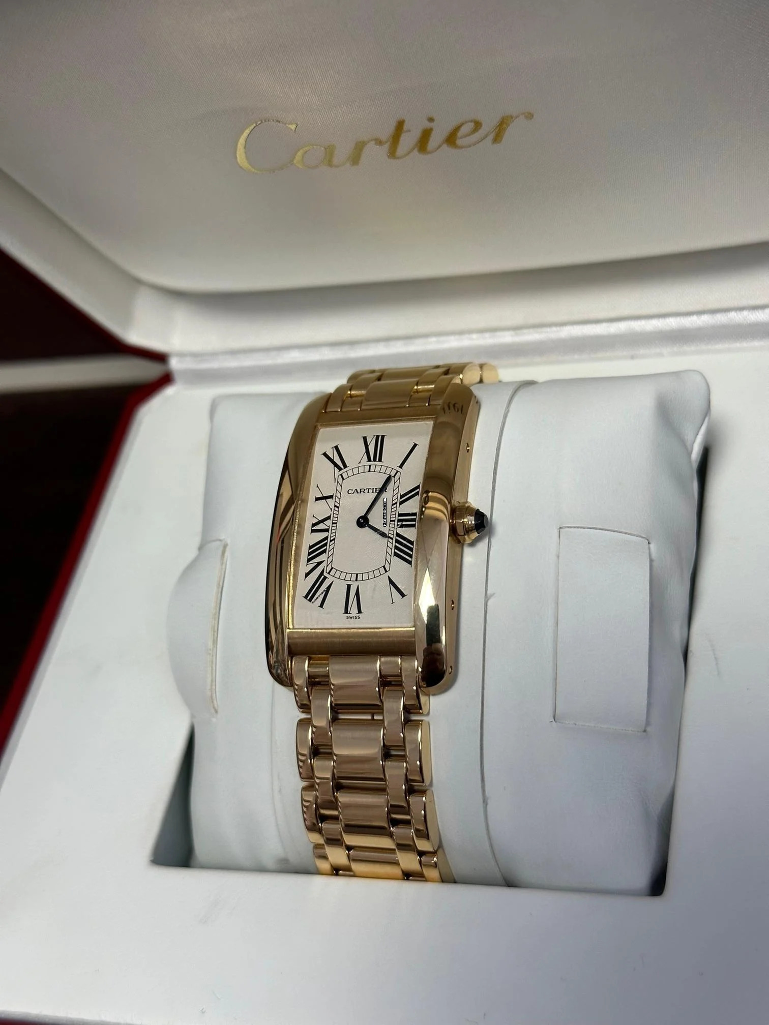 Cartier Tank Américaine Jumbo 18K Men Size New Revision