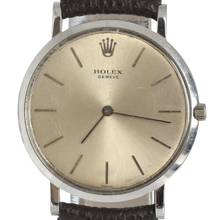 Thumbnail von Rolex Cellini 9576 Ultra-Thin Silver dial white gold 18KT 1960's </h1>