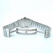 Thumbnail von Cartier Santos Galbée 29mm Quartz Steel 0.85TCW Diamond Watch NEW Model </h1>