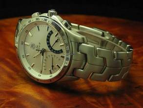 Thumbnail von TAG Heuer Link Quarz Calibre S Edelstahl Chronograph Herrenuhr / Ref Cjf7111 </h1>