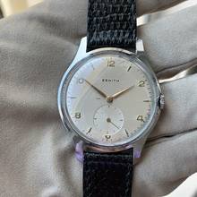 Thumbnail von Zenith Classic Oversize silver dial caliber 126 1950's