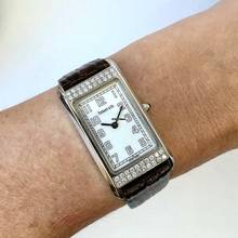 Thumbnail von Tiffany Quartz 20mm Steel 0.39TCW DIAMOND Watch </h1>