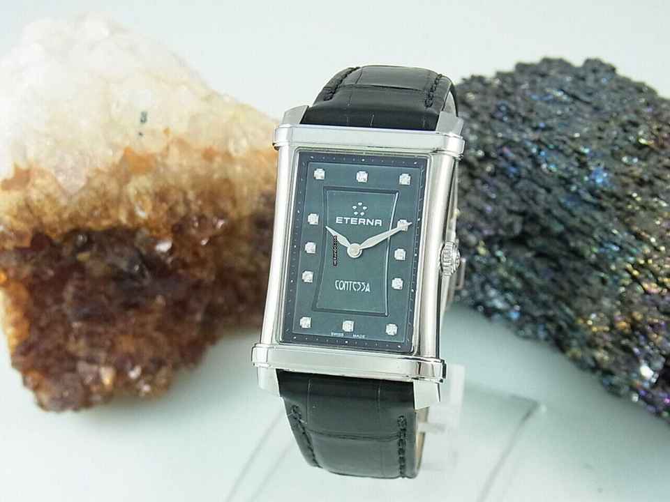  Eterna Contessa Diamanten Perlmutt Zifferblatt Faltschliesse 2410.41 - 241.776 </h1> 