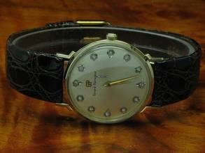 Thumbnail von Girard Perregaux 14kt 585 Gold Handaufzug Herrenuhr Mit Diamant Besatz Ref B1977 </h1>