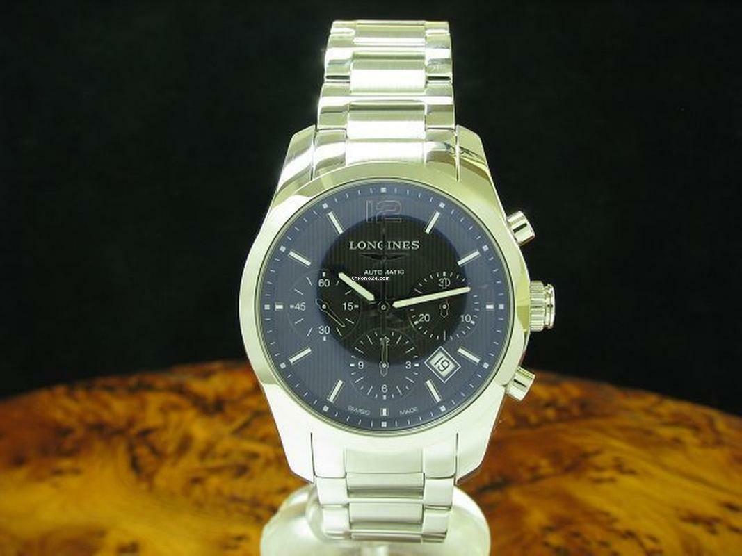 Longines Conquest Classic Chronograph Automatic Herrenuhr / Ref L2.786.4.56.6 </h1>