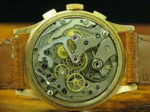 Thumbnail von Chronographe Suisse Cie 18kt Rotgold Handaufzug Herrenuhr / Kaliber 51 </h1>