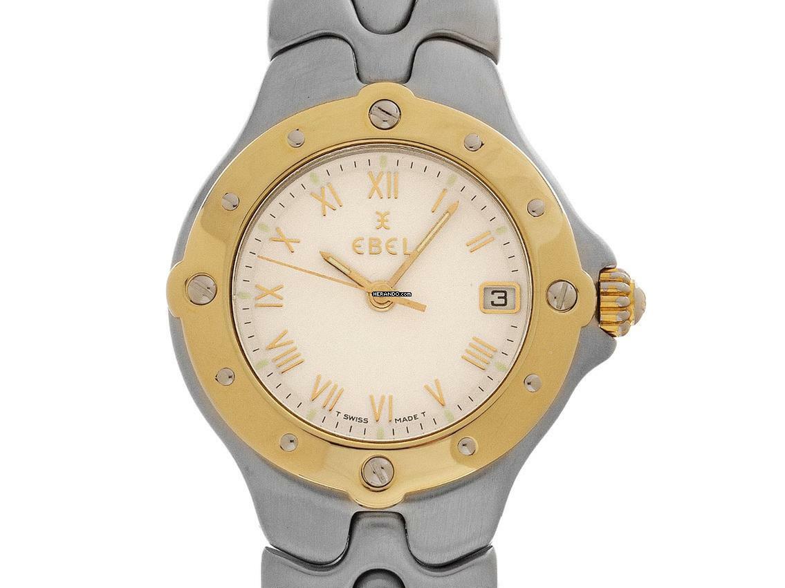  Ebel Sportwave Ref.6087621 1997 Box&Beschreibung sehr gut Vintage  