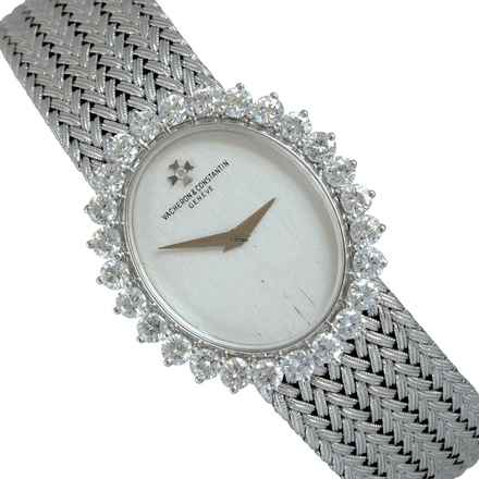  Vacheron Constantin Ladies Cocktail Dress Factory diamonds white gold 18KT 1970's </h1> 