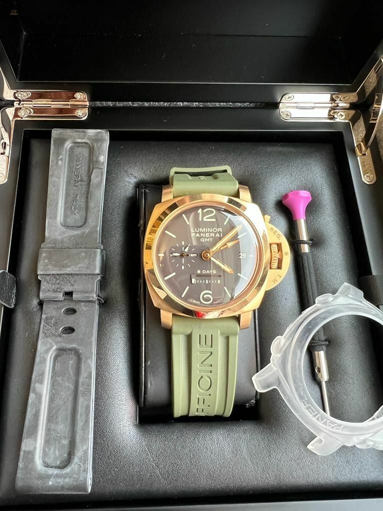 Panerai Luminor Marina 1950 8 Day’s GMT Rosegold