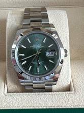 Thumbnail von Rolex Datejust grün aus 4/2023 top Zustand