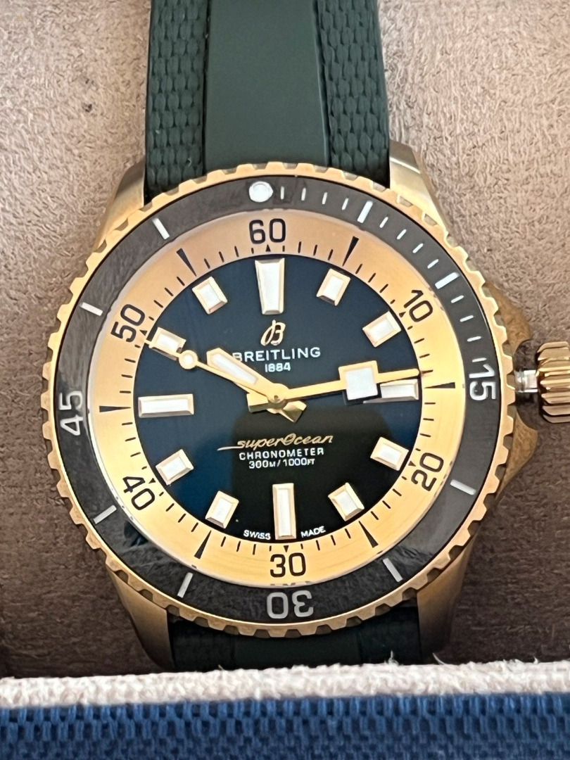 Breitling Bronze 42mm ungetragen mit Mehrwertsteuer