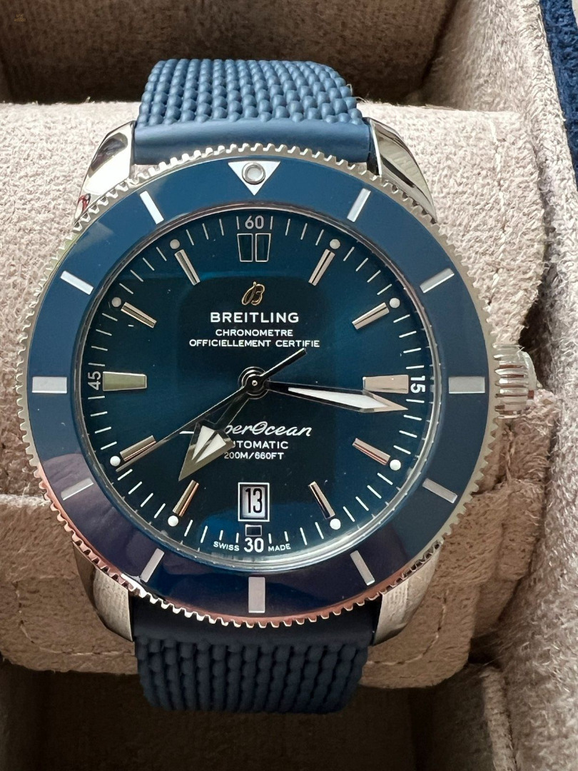 Breitling Superocean Heritage 46 Blau Mehrwertsteuer