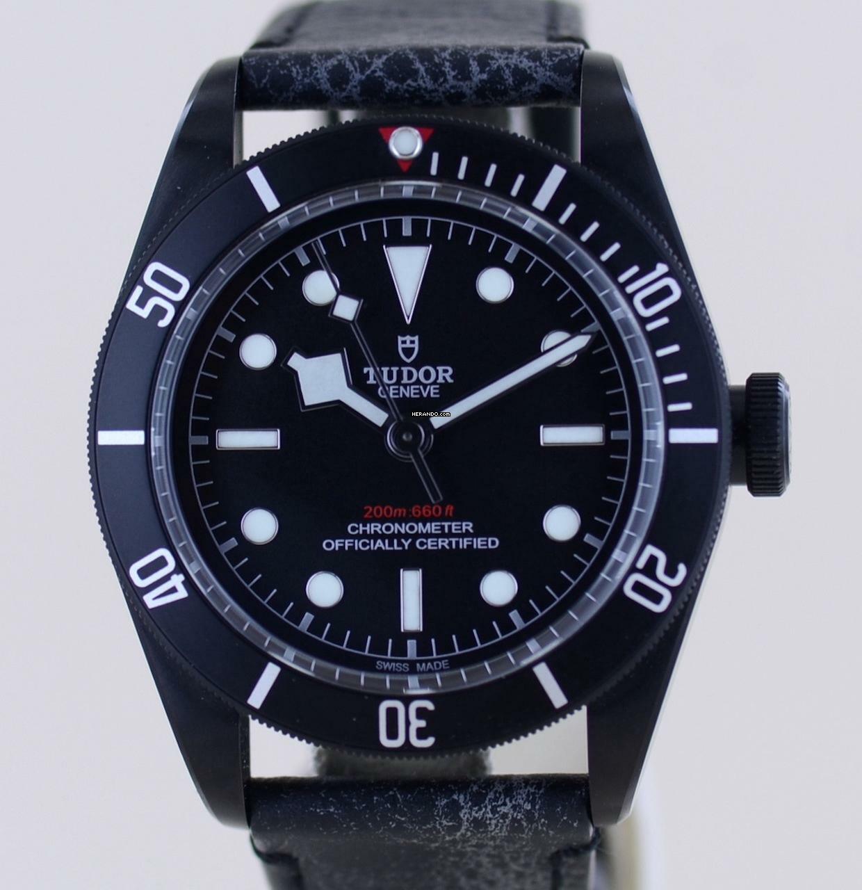  Tudor Black Bay Dark Top Heritage Dark Cool No-Date B+P Diver Manufakturwerk 2023 