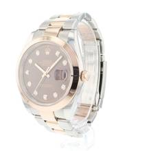 Thumbnail von Rolex Datejust 41 Steel Everose Gold Choco Diamond Dial