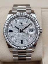 Thumbnail von Rolex Day-Date 40 40mm 228349RBR-0036 White gold - Diamond-paved dial NEW 7-2023 WITH VAT 21%