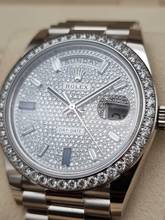 Thumbnail von Rolex Day-Date 40 40mm 228349RBR-0036 White gold - Diamond-paved dial NEW 7-2023 WITH VAT 21%