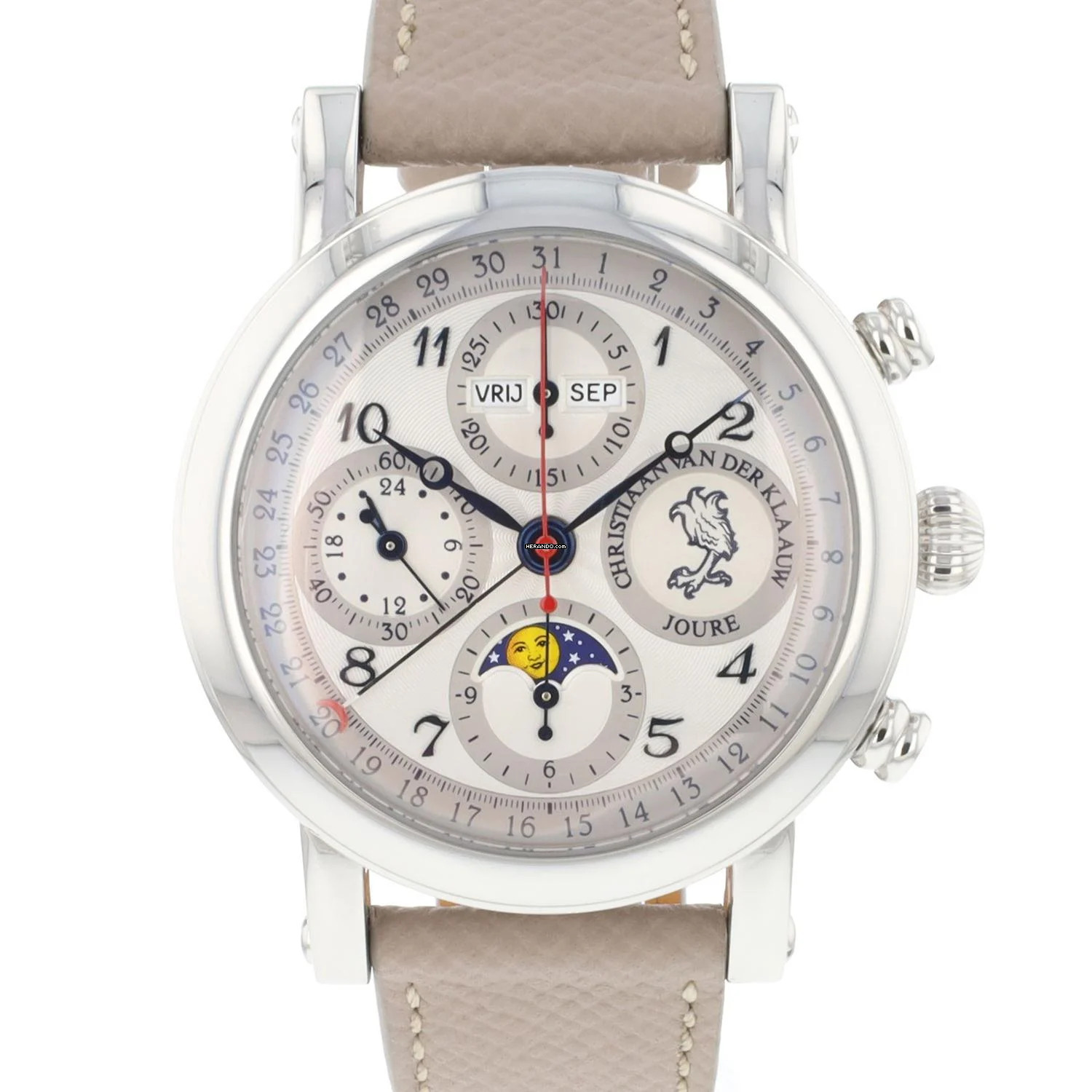 Christiaan v.d. Klaauw Ariadne Steel Silver Dial </h1>