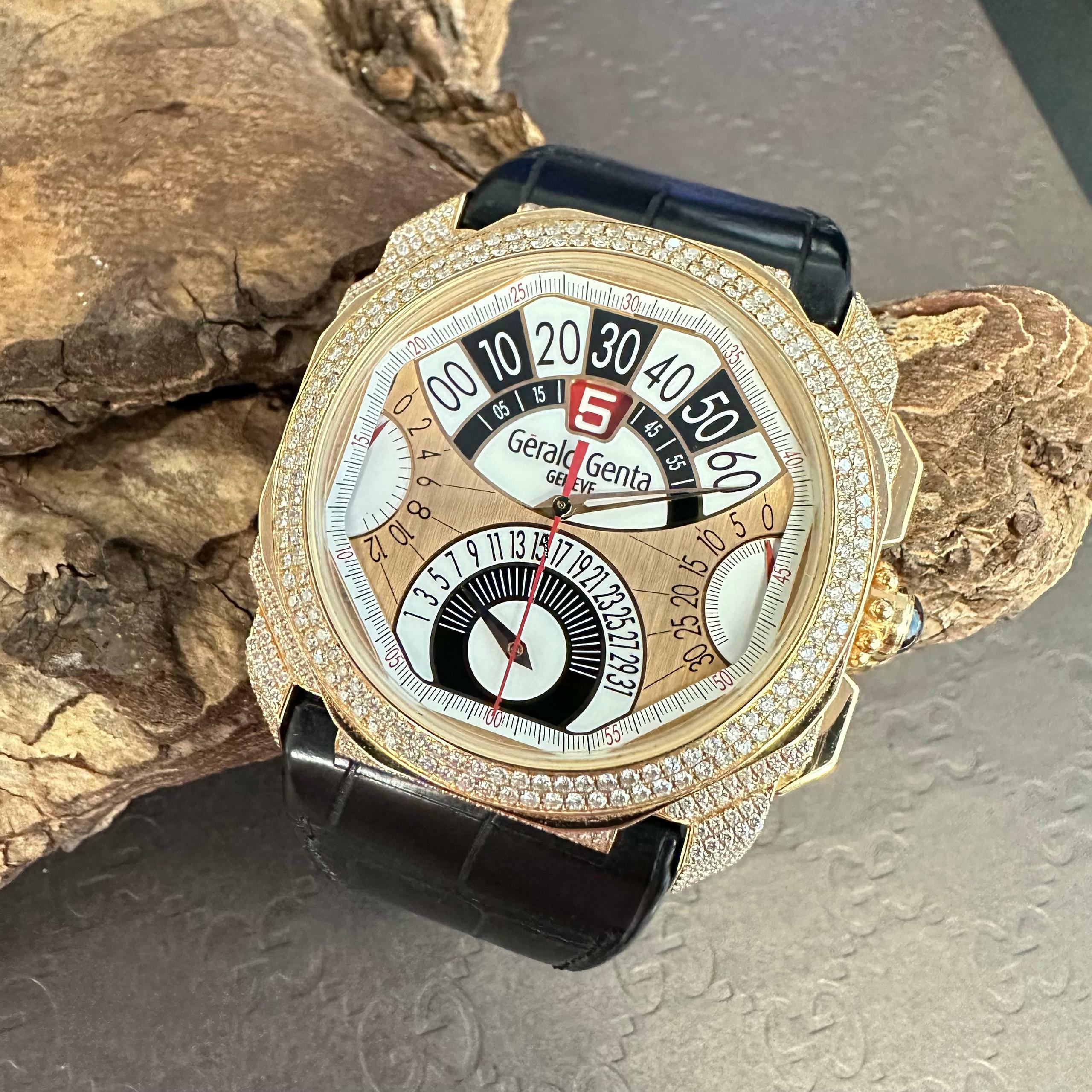  Gérald Genta Octo Chrono Quattro - UNIKAT - FULL SET 2008 - Ref. OQC.Z.50.581.CN.BD </h1> 