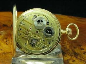 Thumbnail von IWC Open Face 14kt 585 Gold Taschenuhr / Durchmesser 48,5 Mm </h1>