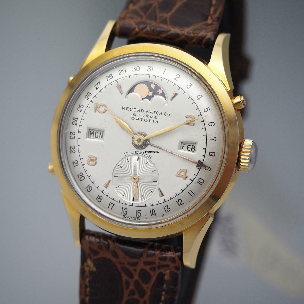 Record Datofix Calendar Moon Vintage </h1>