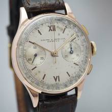 Thumbnail von Baume & Mercier Chronograph Vintage Rosegold 18k/750