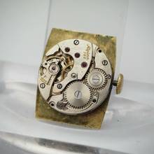 Thumbnail von Alpina Unisex Rectangular Vintage Handwound Gold 14K/585