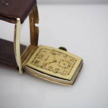 Thumbnail von Alpina Unisex Rectangular Vintage Handwound Gold 14K/585