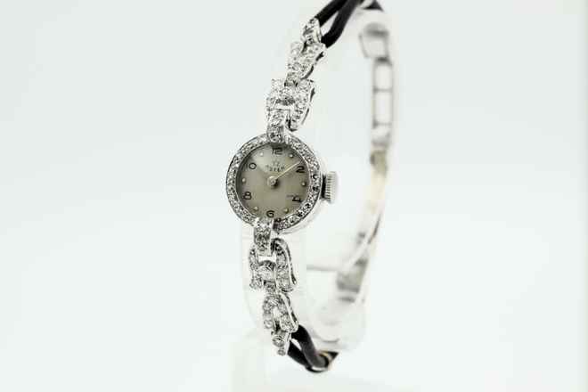  Aster Antik Cocktail Watch 9K White Gold 0.7ct Diamonds 