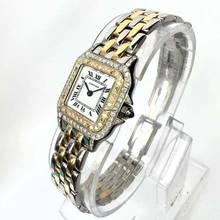 Thumbnail von Cartier Panthère 23mm Quartz 2 Row Gold 0.86TCW DIAMOND Watch </h1>