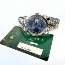 Thumbnail von Rolex Datejust II Oyster Perpetual DATEJUST II Automatic 41mm Steel Watch Blue Dial </h1>