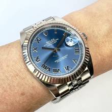 Thumbnail von Rolex Datejust II Oyster Perpetual DATEJUST II Automatic 41mm Steel Watch Blue Dial </h1>