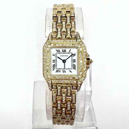  Cartier Panthère 23mm 18K Yellow Gold 3.5TCW Diamond Watch </h1> 