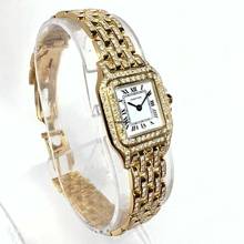 Thumbnail von Cartier Panthère 23mm 18K Yellow Gold 3.5TCW Diamond Watch </h1>