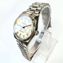 Thumbnail von Rolex Day-Date 36 OYSTER PERPETUAL DAY-DATE Automatic 36mm 18K WG Factory Diamond Dial Watch </h1>