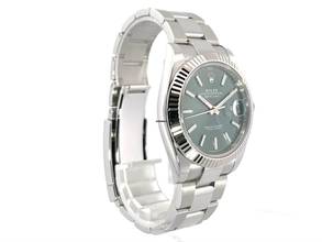 Thumbnail von Rolex Datejust 41 Edelstahl Weißgold 126334 Mint Green