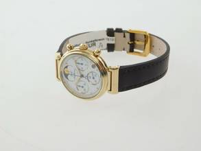 Thumbnail von IWC Da Vinci Chronograph Mondphase 3735 massiv 18 Kt Gelbgold im Top Zustand </h1>