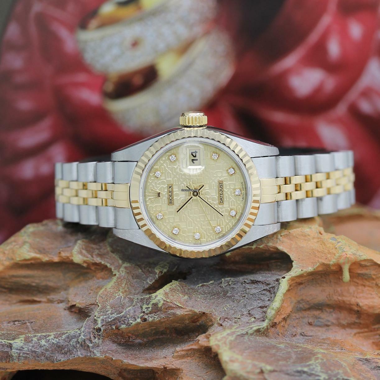 Rolex Lady-Datejust Stahl/Gold Ref :69173 Rolex Box von 1987 </h1>